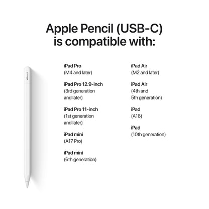 Apple Pencil (USB-C) White - 3