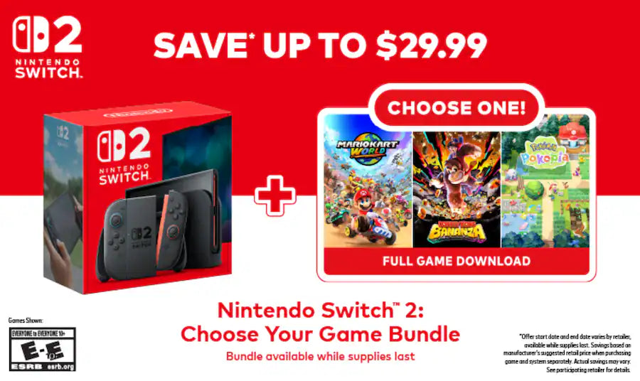 Nintendo Switch 2: Choose Your Game Bundle