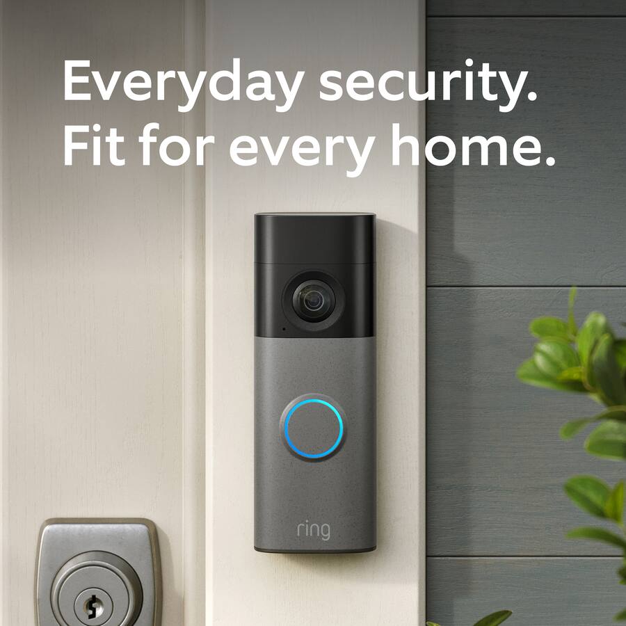 Ring Battery Doorbell - Speckled Grey