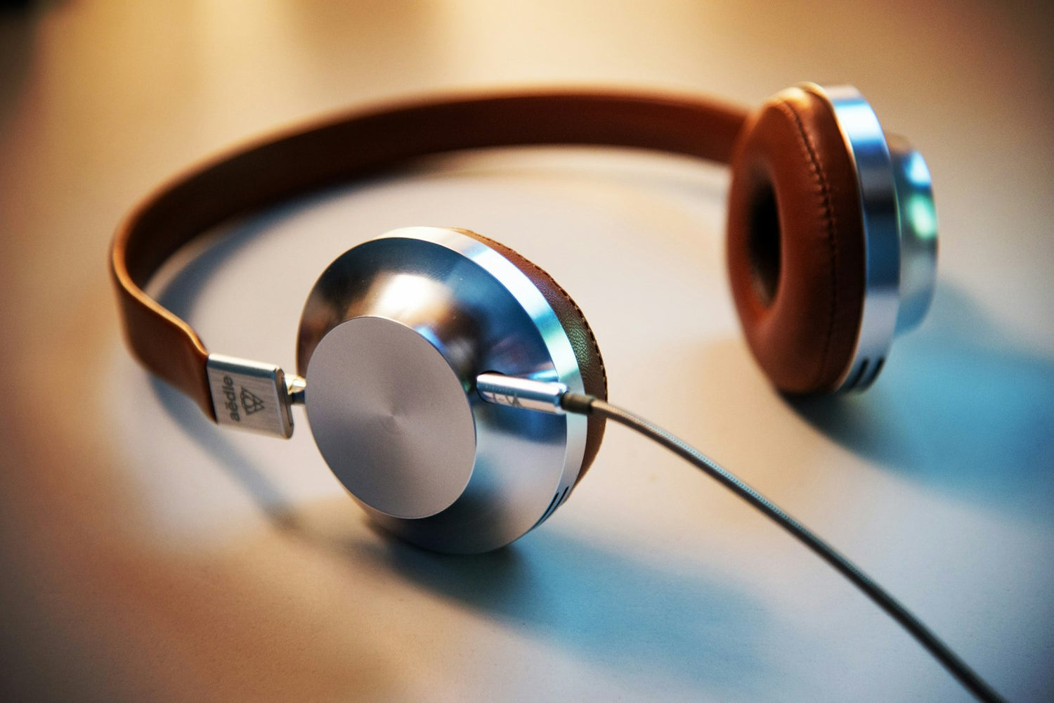 Premium headphones on a clean desk